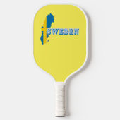 Raquette De Pickleball LETTRE D'ART suédois moderne Carte Drapeau Souveni (Recto)