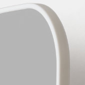 Raquette De Pickleball Lettre de fleur rose gris C (Détail gauche)