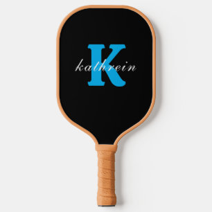 Raquette De Pickleball Lettre initiale K Monogramme simple Style moderne