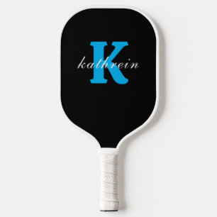 Raquette De Pickleball Lettre initiale K Simple Monogramme Style moderne