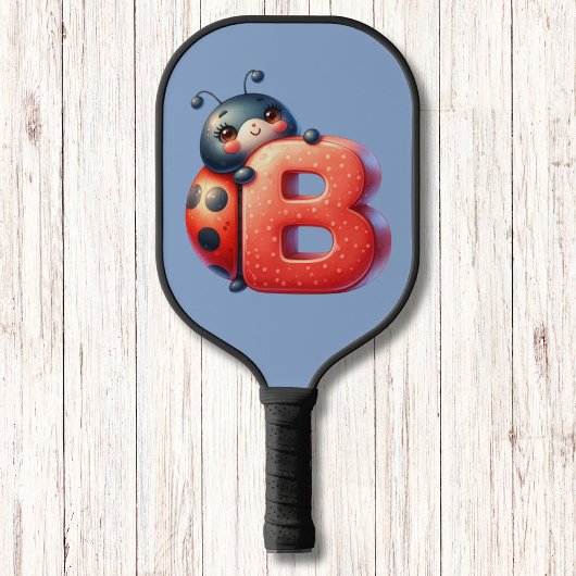 Raquette De Pickleball LETTRE MONOGRAPHIQUE LACYBROUTE Kids MUE Bleu