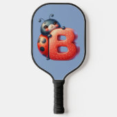Raquette De Pickleball LETTRE MONOGRAPHIQUE LACYBROUTE Kids MUE Bleu (Recto)