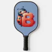 Raquette De Pickleball LETTRE MONOGRAPHIQUE LACYBROUTE Kids MUE Bleu (Verso)