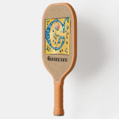 Raquette De Pickleball LETTRE MOYENNE Florale Illuminée G MONO (Gauche)