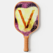 Raquette De Pickleball Lettre V Pickleball Paddle (Verso)
