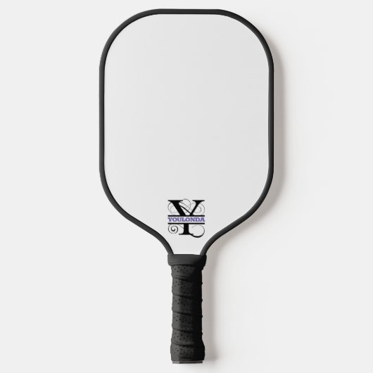 RAQUETTE DE PICKLEBALL LETTRE Y JOLIMENT DIFFUSÉE (Recto)