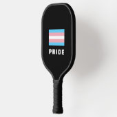 Raquette De Pickleball LGBTQ Rainbow Trangender Pride drapeau Texte perso (Gauche)