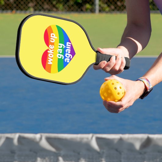 Raquette De Pickleball LGBTQ réveille Gay (Insitu)
