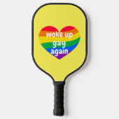 Raquette De Pickleball LGBTQ réveille Gay (Verso)