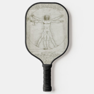 Raquette De Pickleball L'Homme de Vitruve de Léonard de Vinci