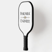 Raquette De Pickleball Ligne décorative du génie hydraulique (Gauche)