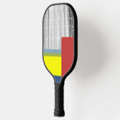 Raquette De Pickleball Lignes Abstraites et rectangles (Gauche)