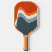 Raquette De Pickleball Lignes classiques Retro Wavy (Verso)