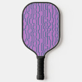 Raquette De Pickleball Lignes de circuits turquoises (Verso)