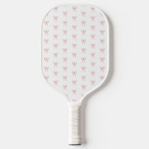 Raquette De Pickleball Lignes de vaches en rose