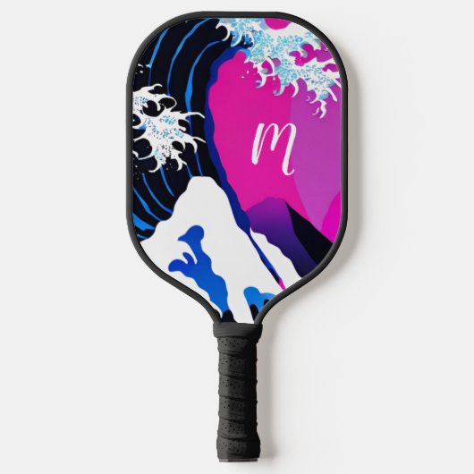 Raquette De Pickleball L'inspiration de la Grande Vague (Recto)