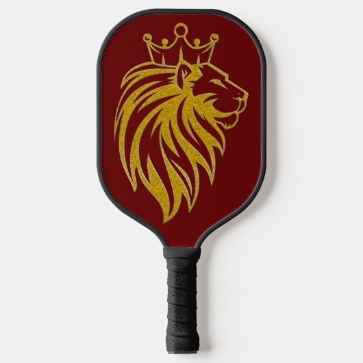 Raquette De Pickleball Lion Avec Couronne - Style Or 2 (Recto)