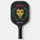 Raquette De Pickleball Lion de reggae personnalisé (Recto)