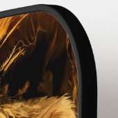 Raquette De Pickleball Lion Logo Black Neoprene Cover (Détail gauche)