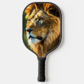 Raquette De Pickleball Lion Logo Black Neoprene Cover (Verso)