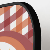 Raquette De Pickleball Lit Firepit - mignon Marshmallow & Hot Dog (Détail gauche)