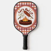 Raquette De Pickleball Lit Firepit - mignon Marshmallow & Hot Dog (Verso)