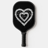 Raquette De Pickleball Live Lauder Love Diamond Heart (Verso)