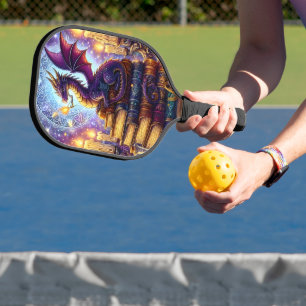 Raquette De Pickleball Livres de sorcier de dragon mystique