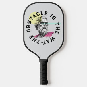 Raquette De Pickleball L'Obstacle En Est La Voie - Citation De Marcus Aur