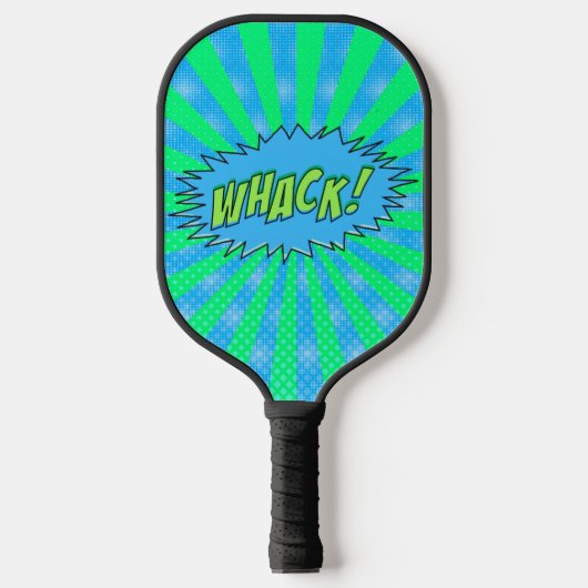 Raquette de Pickleball Logo Comic Whack (Recto)