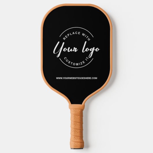 Raquette De Pickleball Logo d'entreprise SITE WEBSITE Promotionnel simple (Recto)