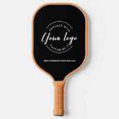 Raquette De Pickleball Logo d'entreprise SITE WEBSITE Promotionnel simple (Verso)