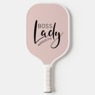 Raquette De Pickleball Logo Personnalisé Boss Lady Rose