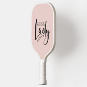 Raquette De Pickleball Logo Personnalisé Boss Lady Rose (Gauche)