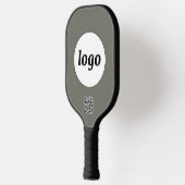 Raquette De Pickleball Logo simple Code QR Business Sage Green (Gauche)