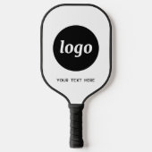 Raquette De Pickleball Logo simple et commerce de texte (Recto)