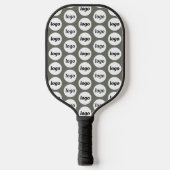 Raquette De Pickleball Logo simple Motif professionnel Sage Green (Recto)