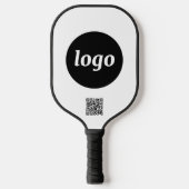 Raquette De Pickleball Logo simple QR Code Entreprise Promotionnel (Recto)