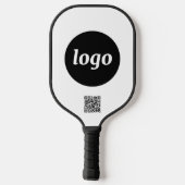 Raquette De Pickleball Logo simple QR Code Entreprise Promotionnel (Verso)