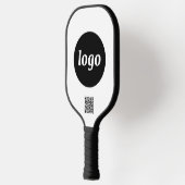 Raquette De Pickleball Logo simple QR Code Entreprise Promotionnel (Gauche)