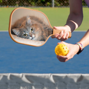 Raquette De Pickleball Long chapeau bleu russe haïe par Shirley Taylor