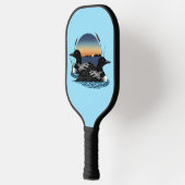 Raquette De Pickleball Loon Couple coucher de soleil bleu (Gauche)