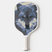Raquette De Pickleball Loup, bleu (Verso)