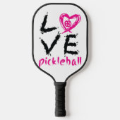 Raquette De Pickleball "Love Pickleball" Reverse Design Pickleball Paddle (Recto)