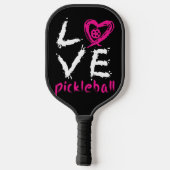 Raquette De Pickleball "Love Pickleball" Reverse Design Pickleball Paddle (Verso)