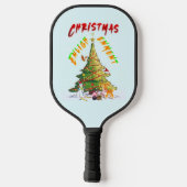 Raquette De Pickleball Lumière de Noël (Verso)