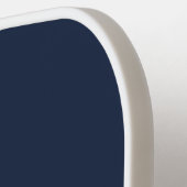 Raquette De Pickleball Luxe Elegance Navy Blue | Date du ministre et du M (Détail gauche)