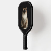 Raquette de Pickleball Luxe Noire 4, Chat Birman (Gauche)
