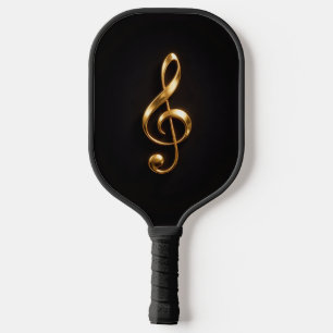 Raquette de Pickleball Luxe Noire 4, Clé de Sol Do