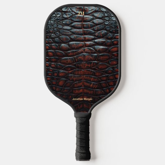 Raquette De Pickleball Luxury Executive Monogram Premium Leather (Recto)